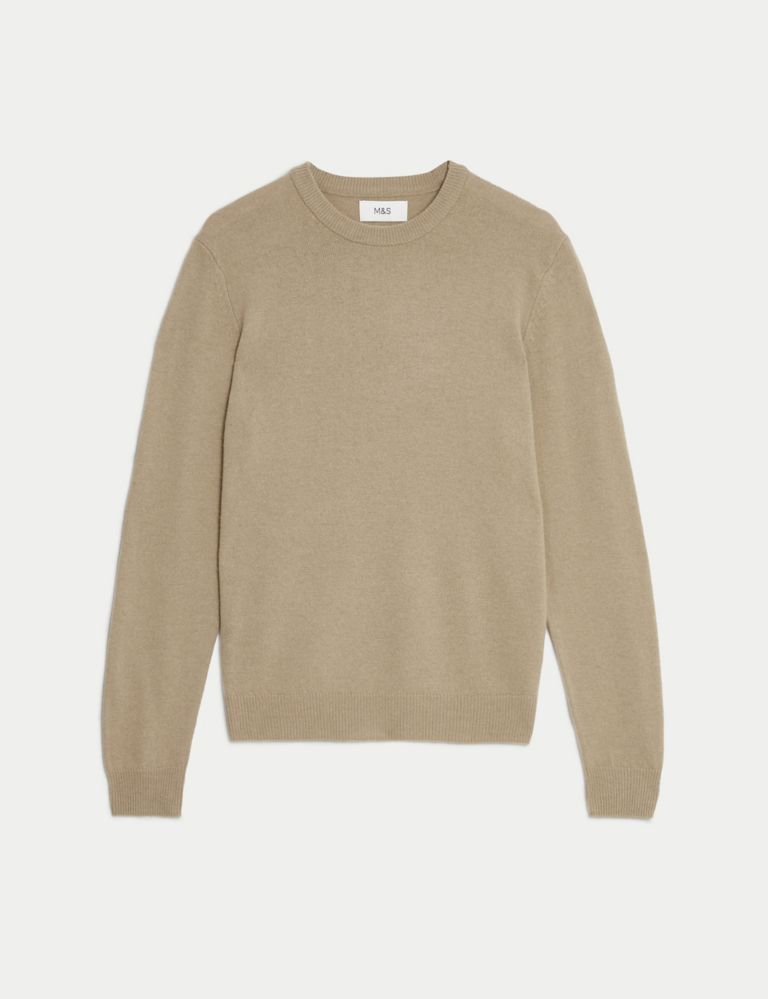 Pure Extra Fine Lambswool Crew Neck Jumper | M&S Collection | M&S