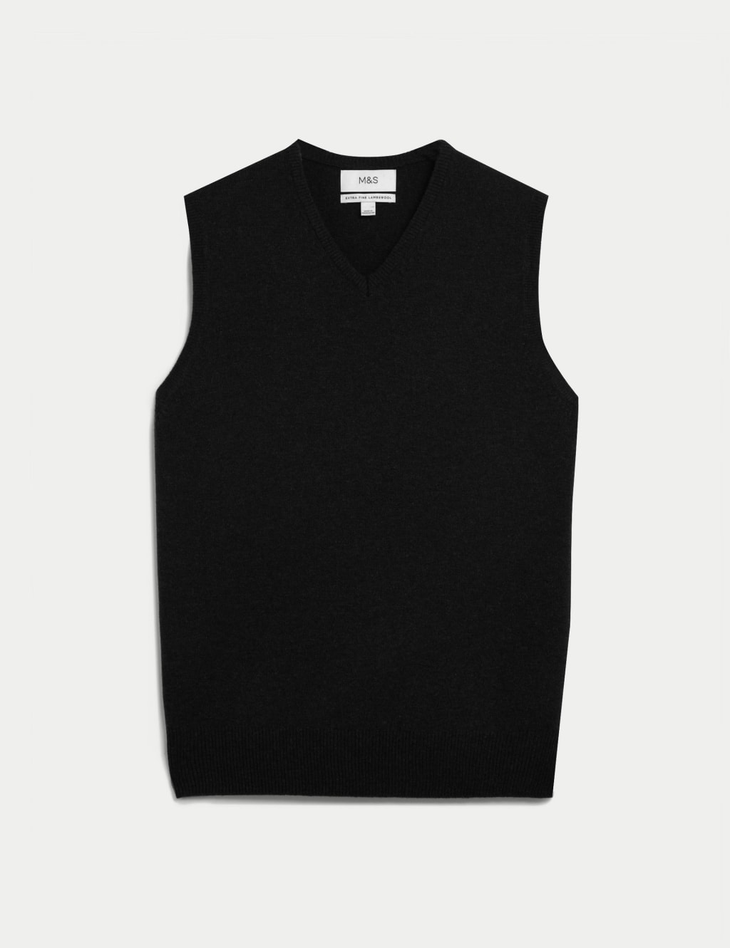 Pure Extra Fine Lambswool Sleeveless Jumper 1 of 5