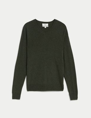 Pure Extra Fine Lambswool V-Neck Jumper Image 2 of 5