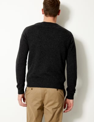 m and s mens lambswool jumpers