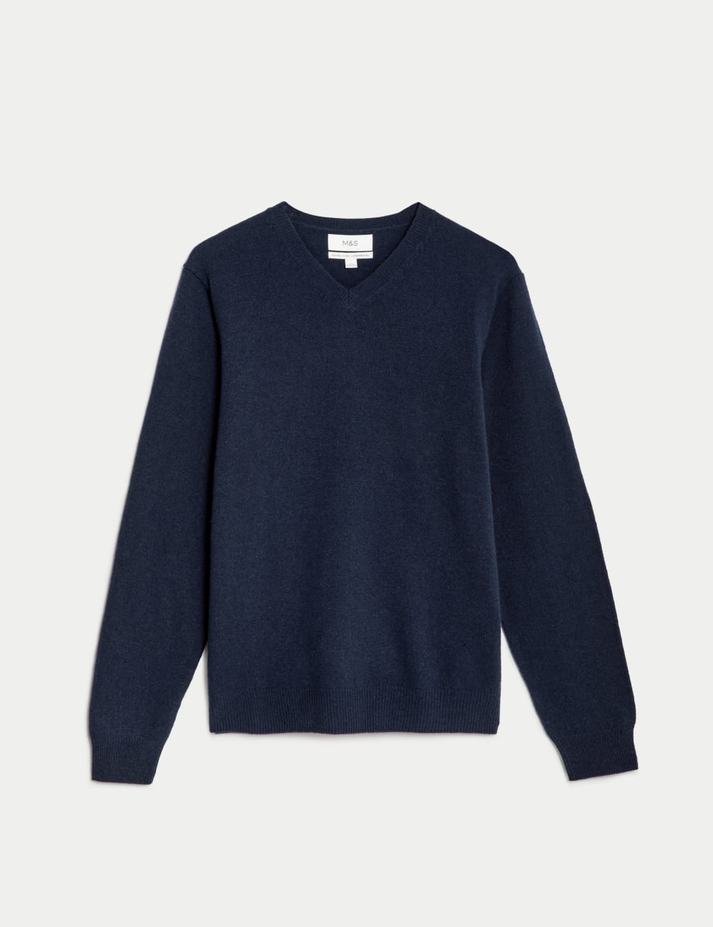 Pure Extra Fine Lambswool V-Neck Jumper 2 of 4