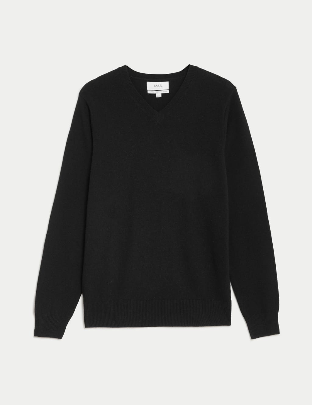 Pure Extra Fine Lambswool V-Neck Jumper 2 of 4