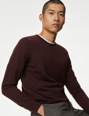 Mens merino wool outlet jumper