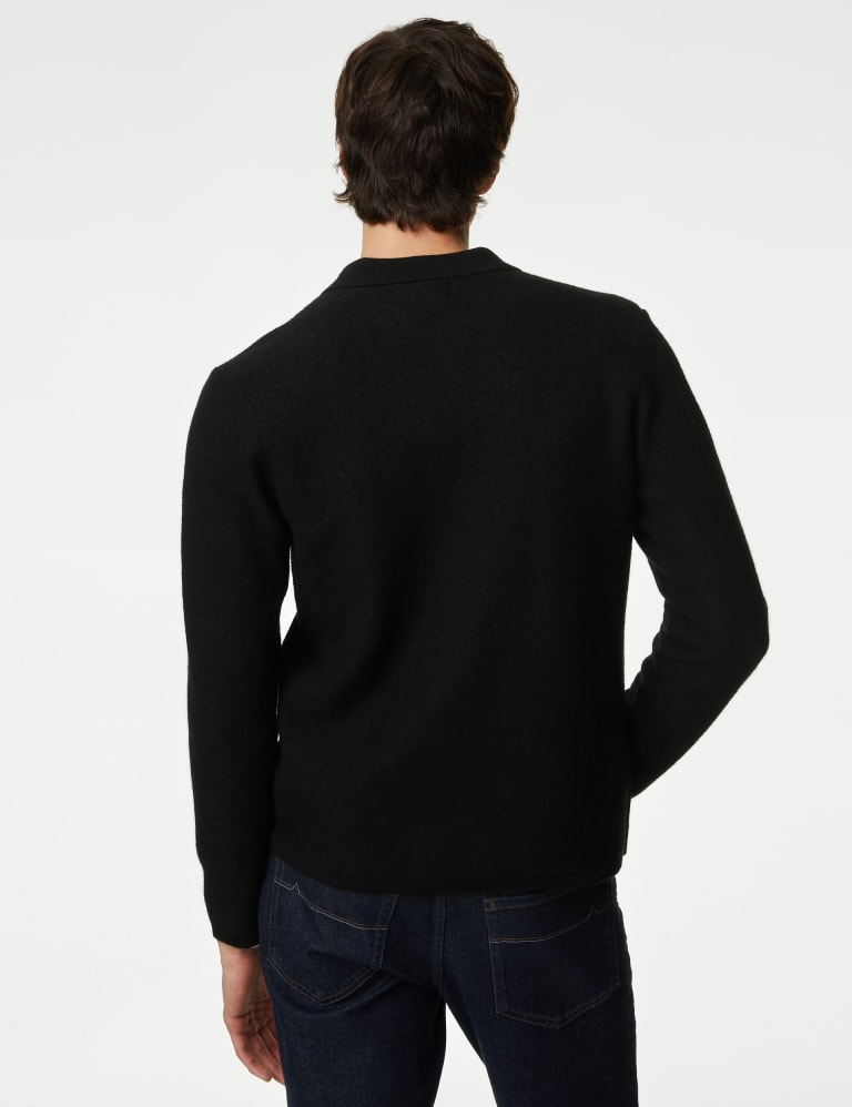 Merino discount sweater jacket