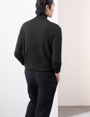 Merino wool outlet half zip sweater