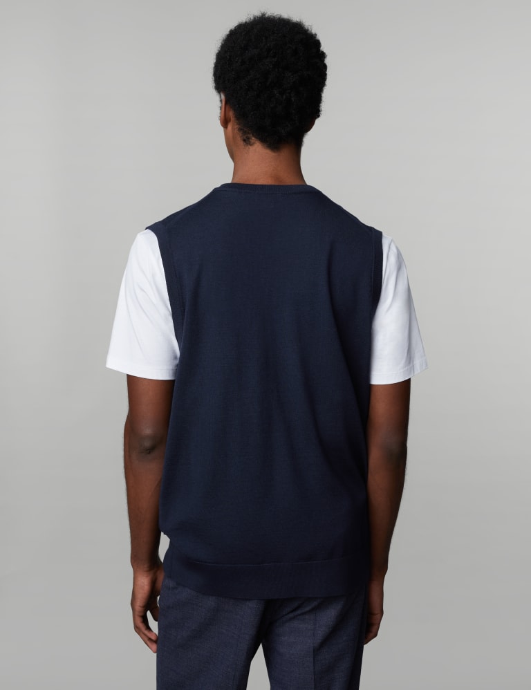 Mens sleeveless jumper next hotsell
