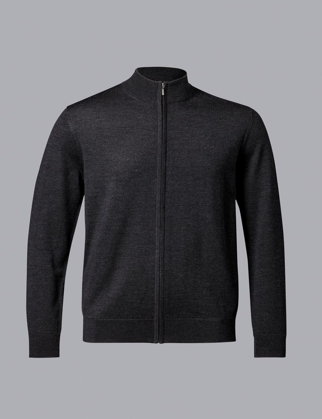 Merino zip shop through cardigan