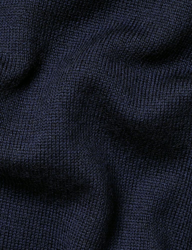 Pure Extra Fine Merino Wool Zip Up Gilet 5 of 6