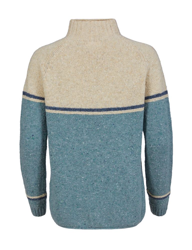 Pure Lambswool Colour Block Jumper 5 of 6