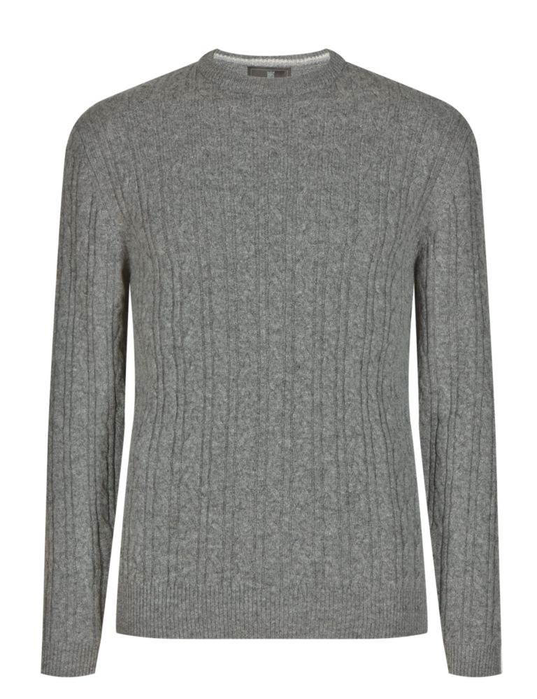 Pure Lambswool Textured Jumper 2 of 3