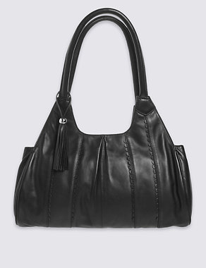 Pure Leather Apron Shoulder Bag Image 2 of 6