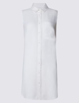 Performance Linen Sleeveless Shirt