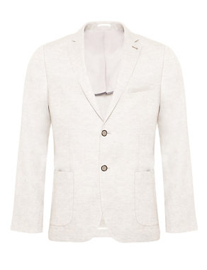 Pure Linen 2 Button Jacket Image 2 of 7