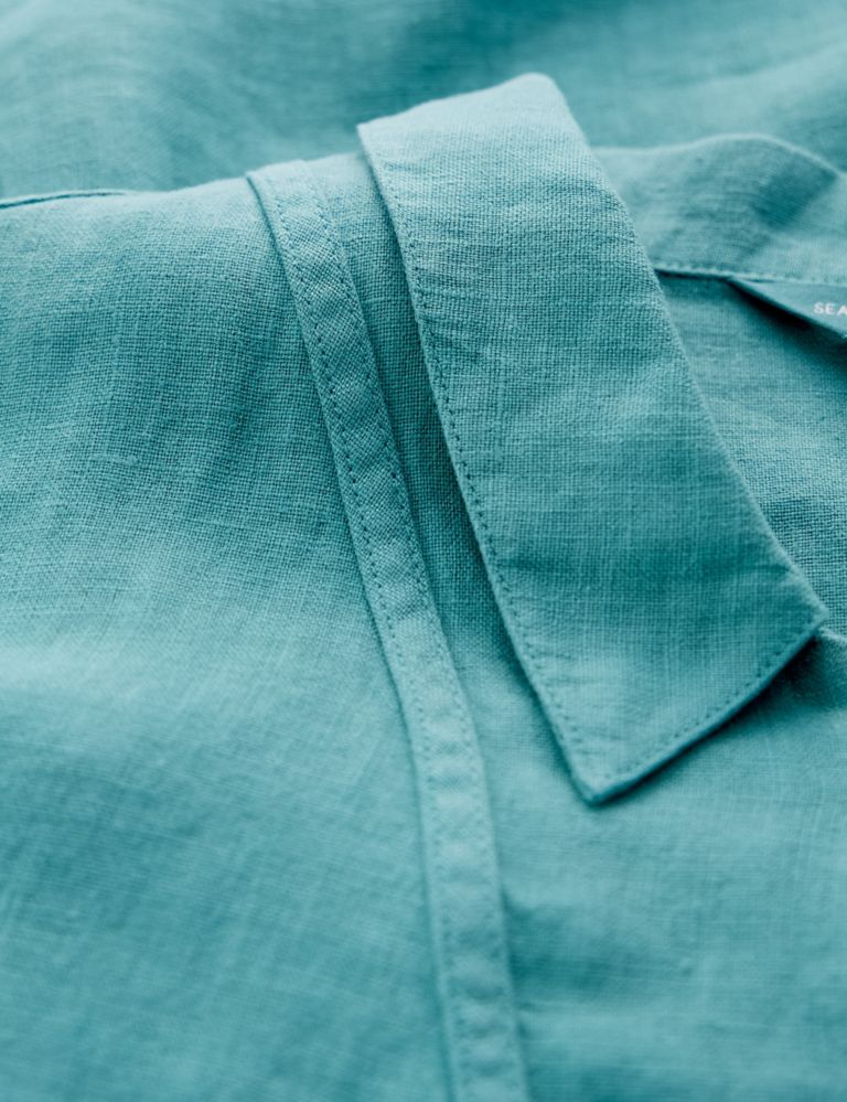 Pure Linen 3/4 Sleeve Tunic 5 of 5