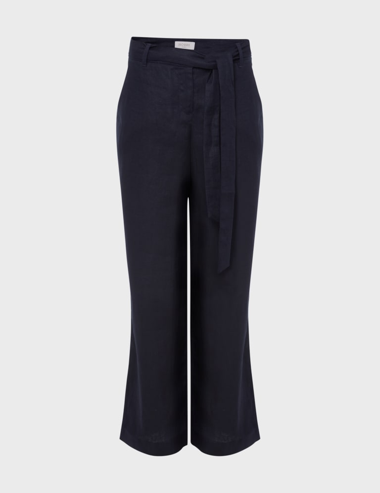 Wide leg linen hotsell trousers marks and spencer