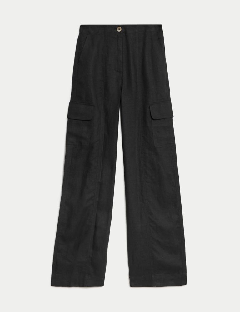 Cargo Pants Women, Pure Color Women's Pants Polyester Fiber Pure
