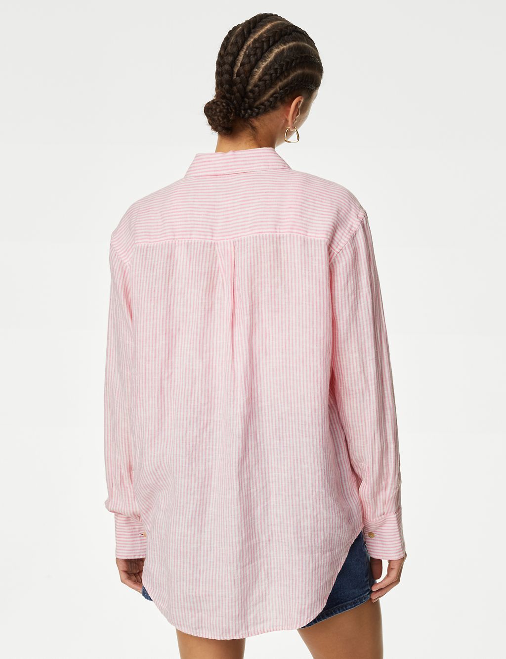 Pure Linen Collared Relaxed Shirt 5 of 5