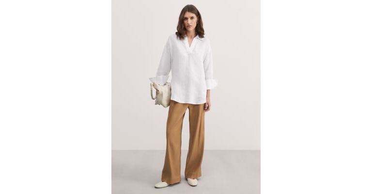 Pure Linen Collared Relaxed Shirt 4 of 6