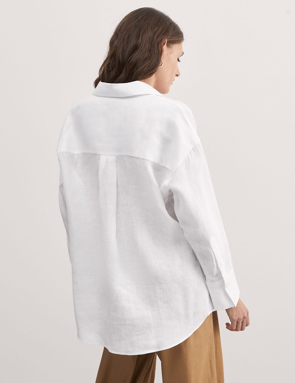 Pure Linen Collared Relaxed Shirt 6 of 6