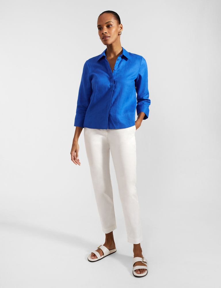 Pure Linen Collared Shirt 3 of 6