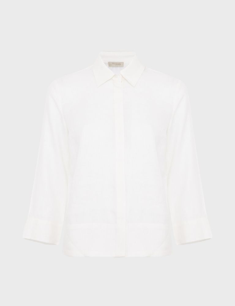 Pure Linen Collared Shirt 2 of 6