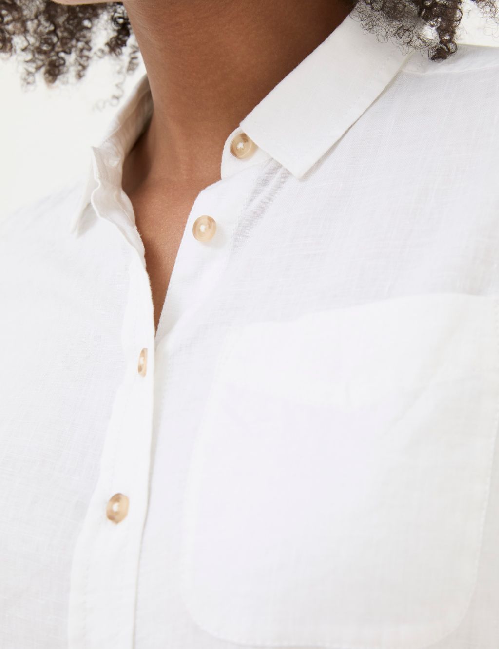 Pure Linen Collared Shirt 4 of 4
