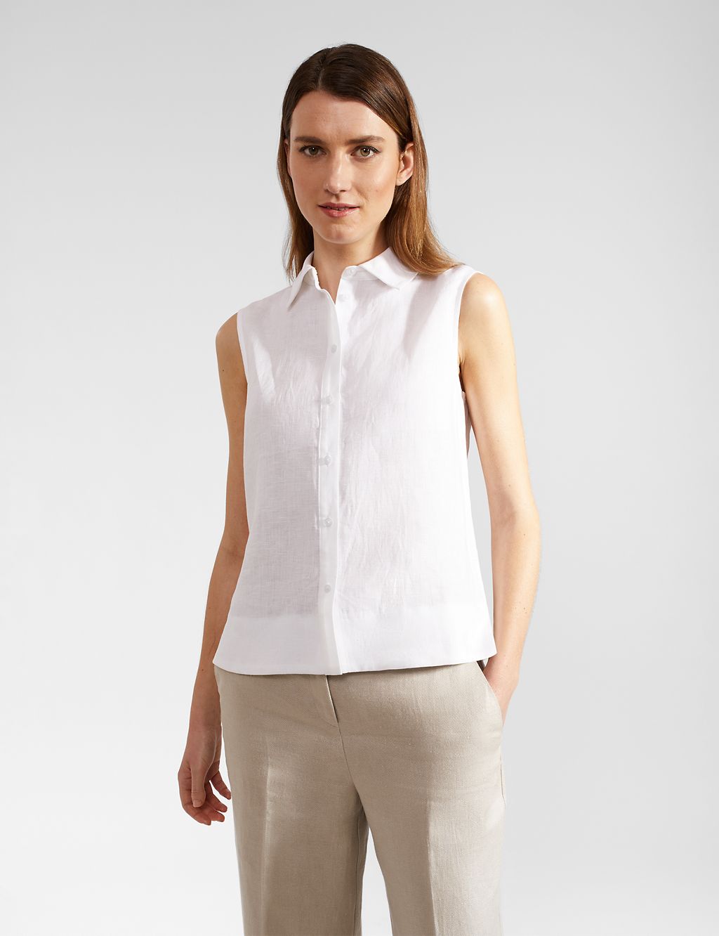 Pure Linen Collared Shirts 3 of 5