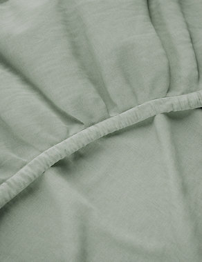Pure Linen Deep Fitted Sheet Image 2 of 4