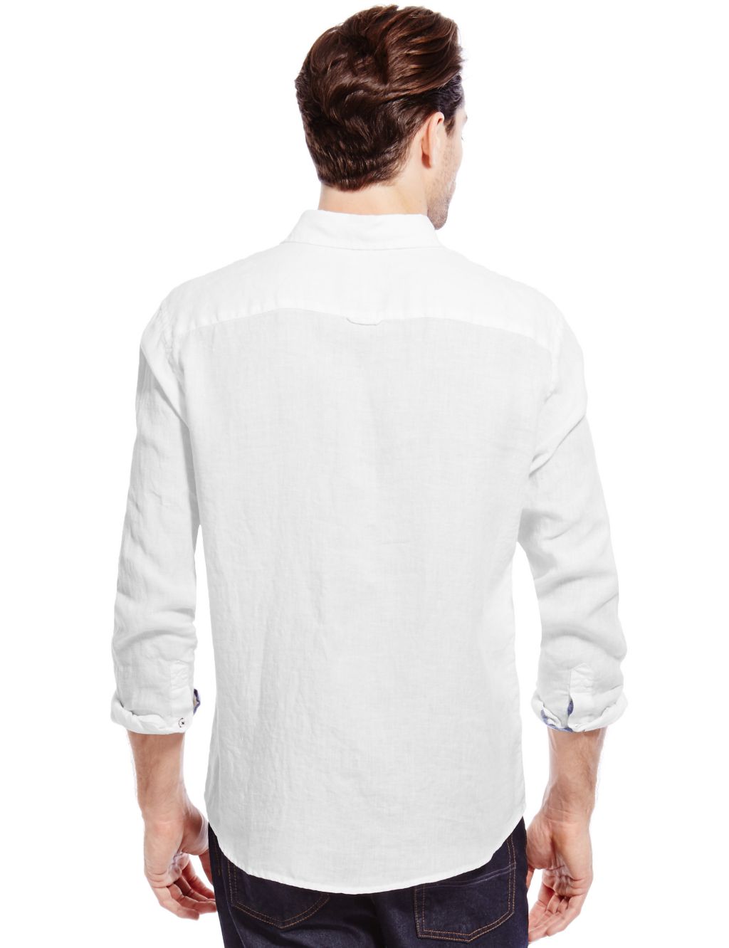 Pure Linen Easy to Iron Long Sleeve Shirt 2 of 4