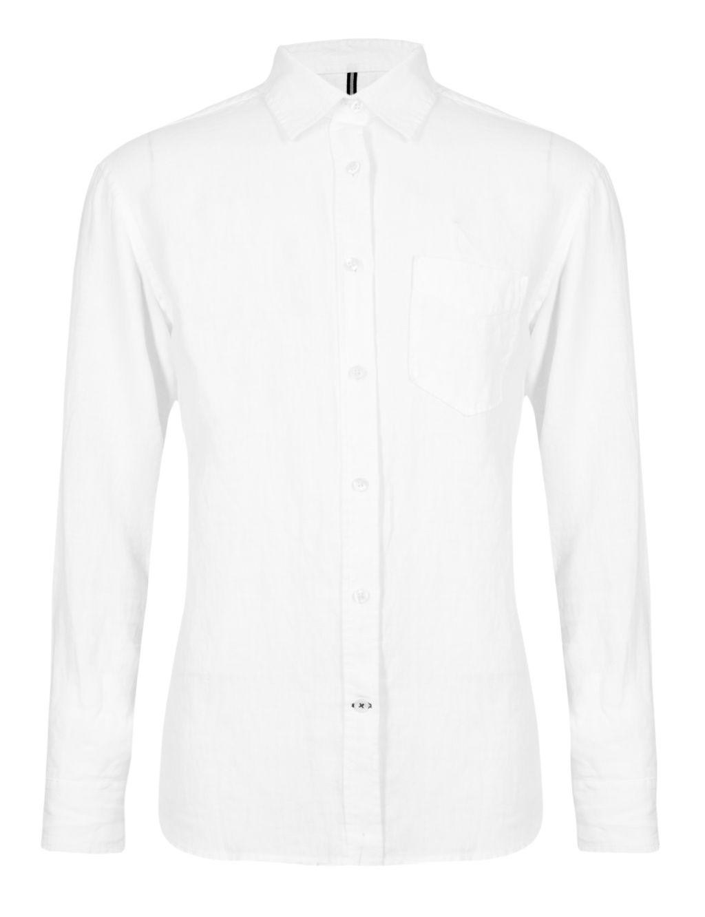 Pure Linen Easy to Iron Long Sleeve Shirt 1 of 4
