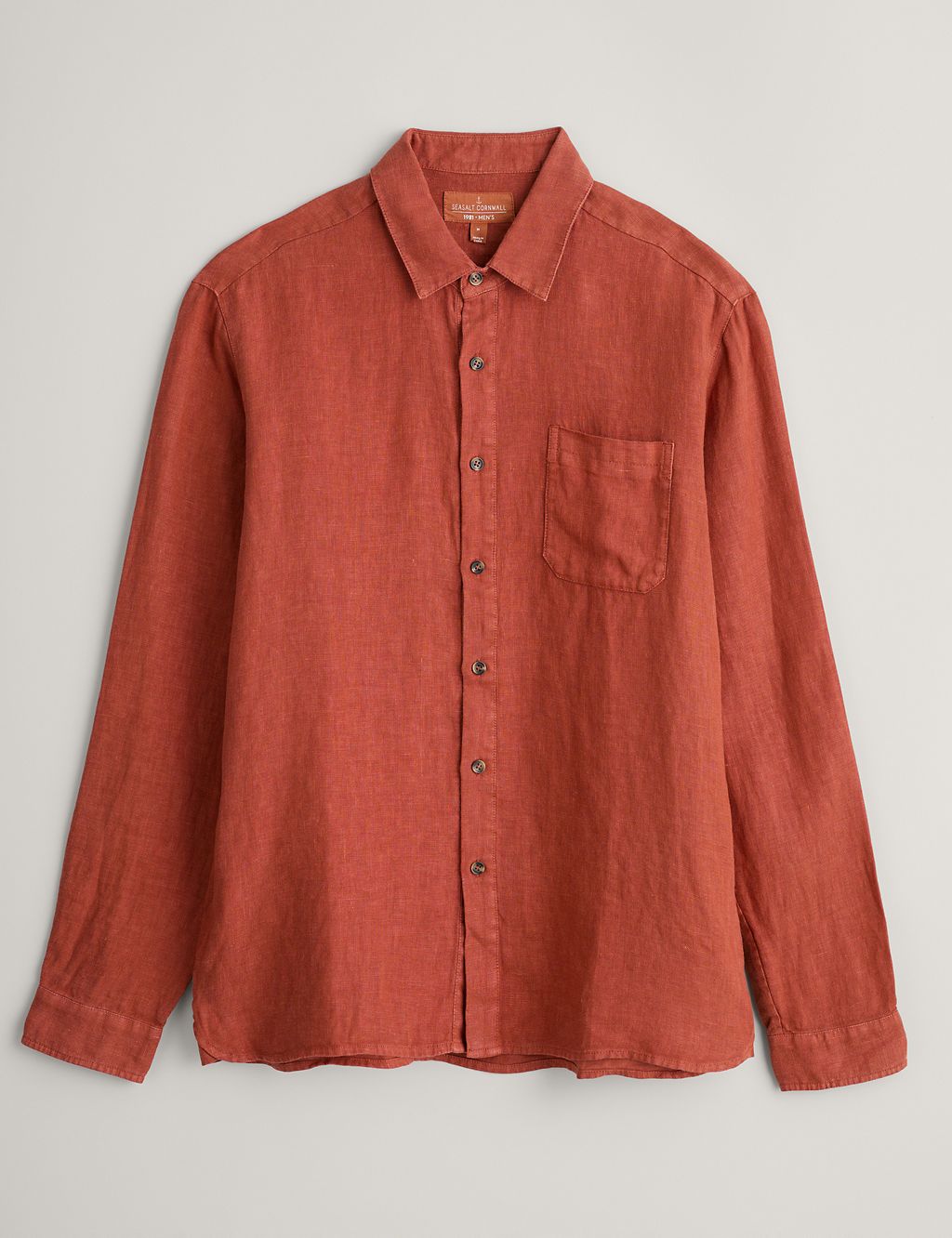 Pure Linen Flannel Shirt 1 of 5