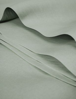 Pure Linen Flat Sheet Image 2 of 3