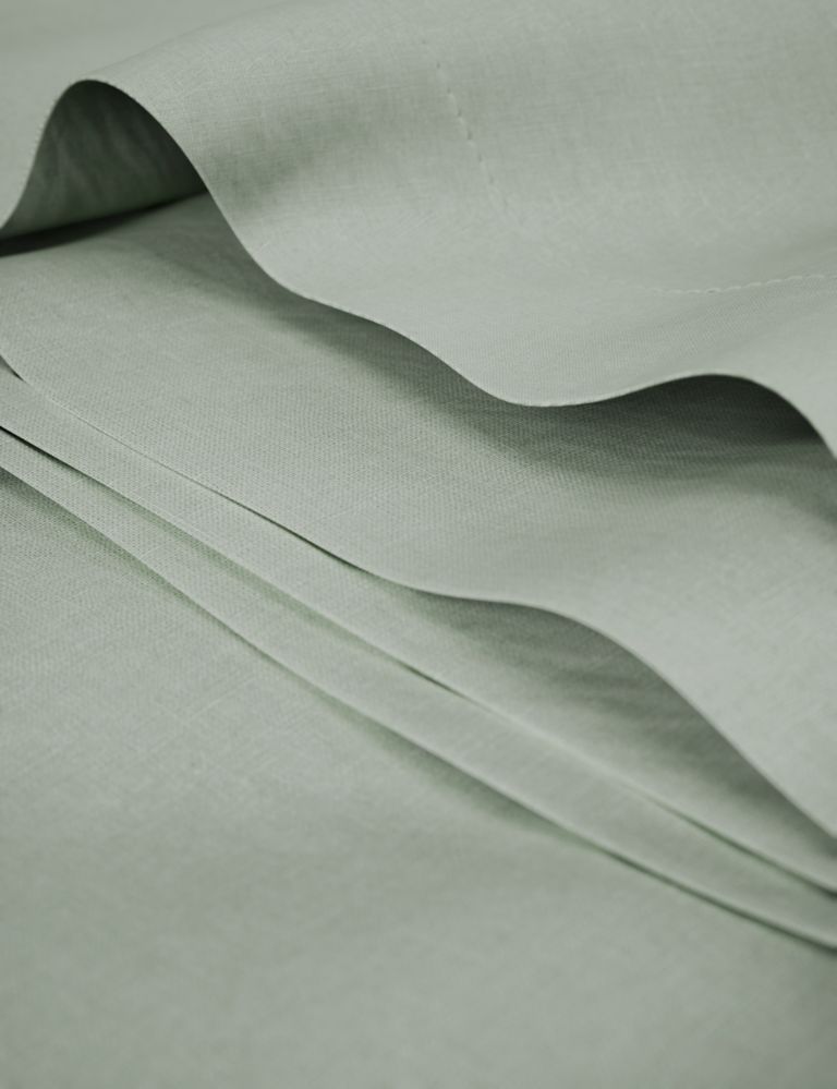 Pure Linen Flat Sheet 3 of 4