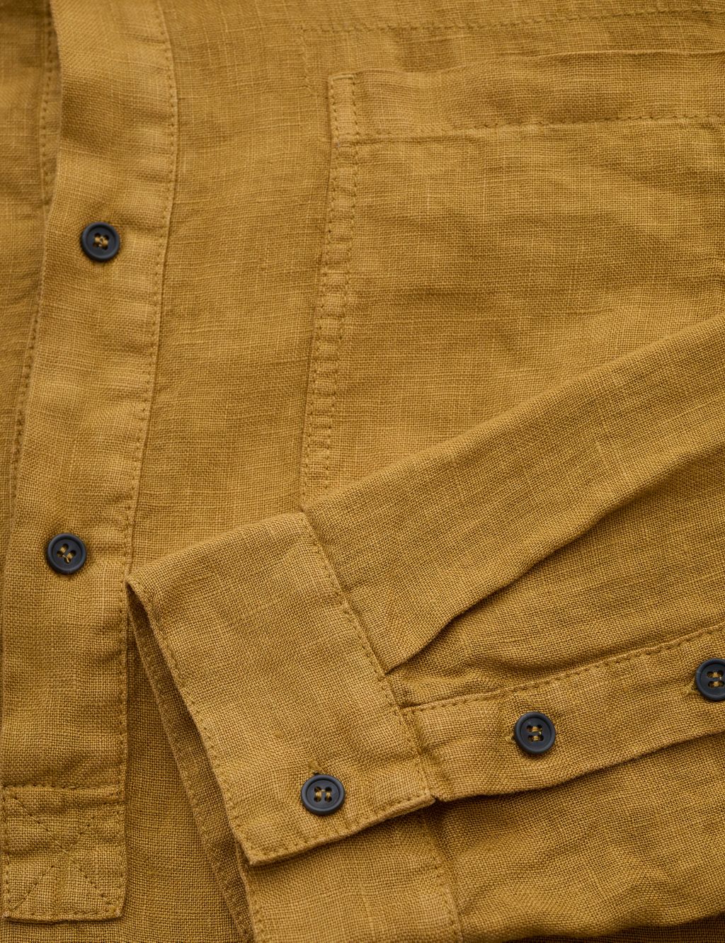 Pure Linen Garment Dyed Overshirt | Seasalt Cornwall | M&S