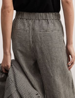 Topshop hot sale gingham pants