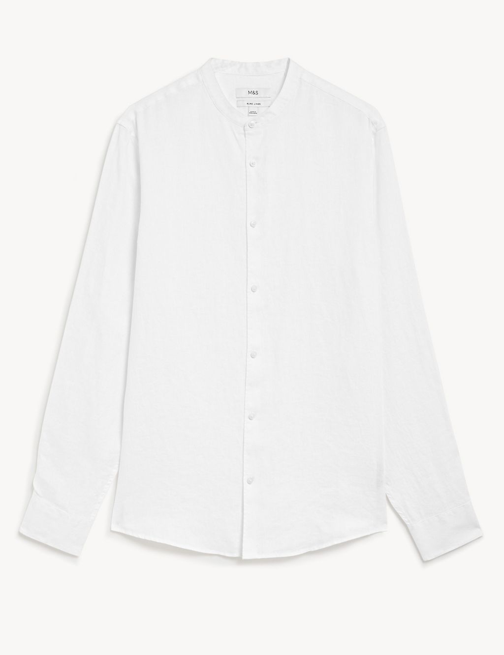 Pure Linen Grandad Shirt 1 of 4