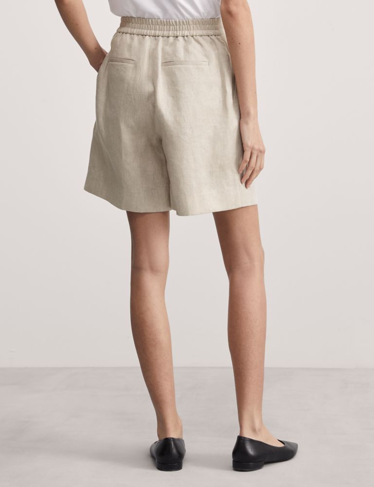 Pure Linen High Waisted Shorts 6 of 9
