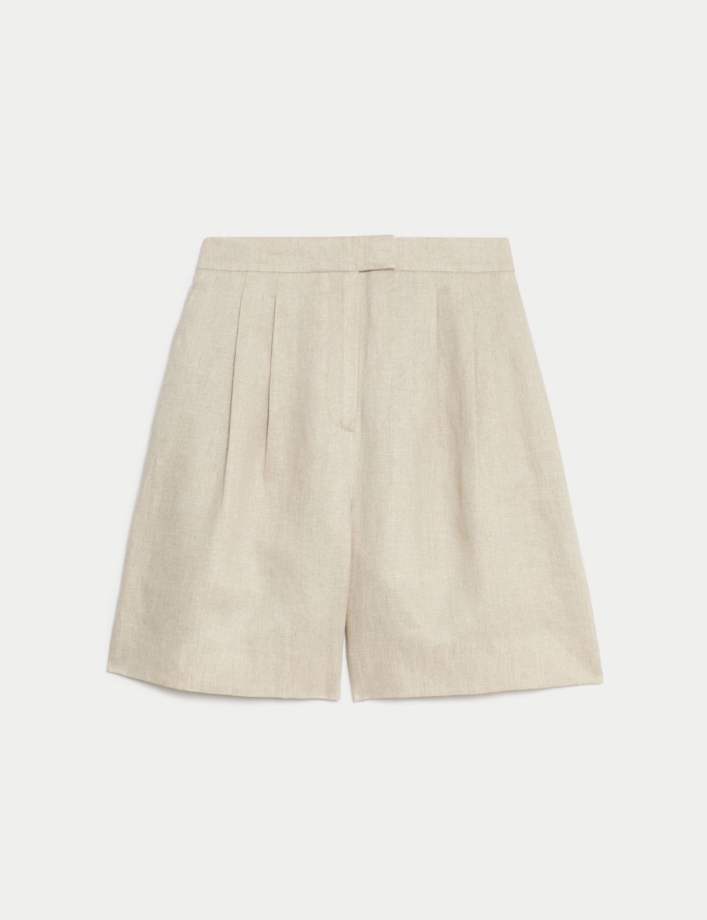 Pure Linen High Waisted Shorts 1 of 9