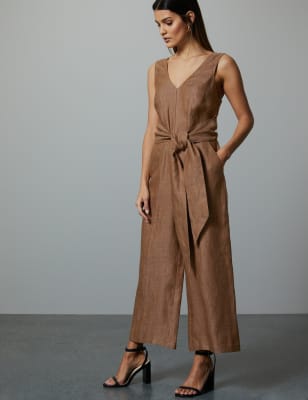 Pure store linen jumpsuit