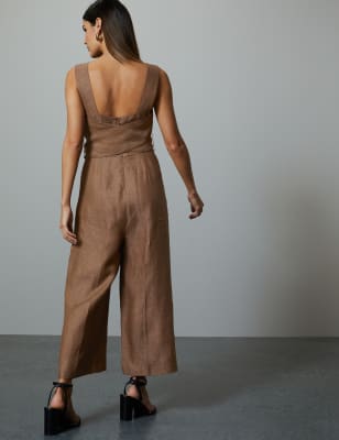 Pure store linen jumpsuit