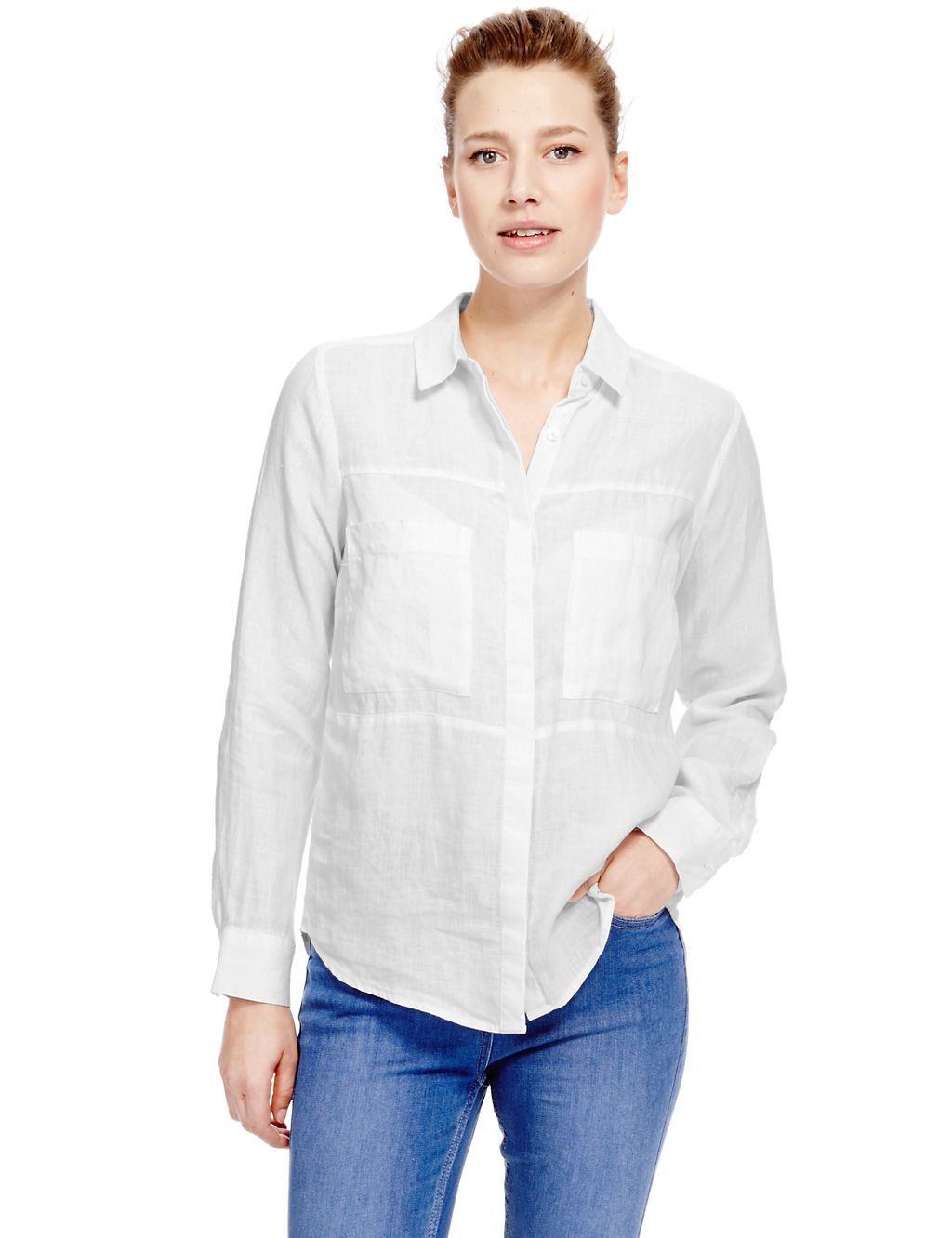 Pure Linen Long Sleeve Shirt 2 of 5