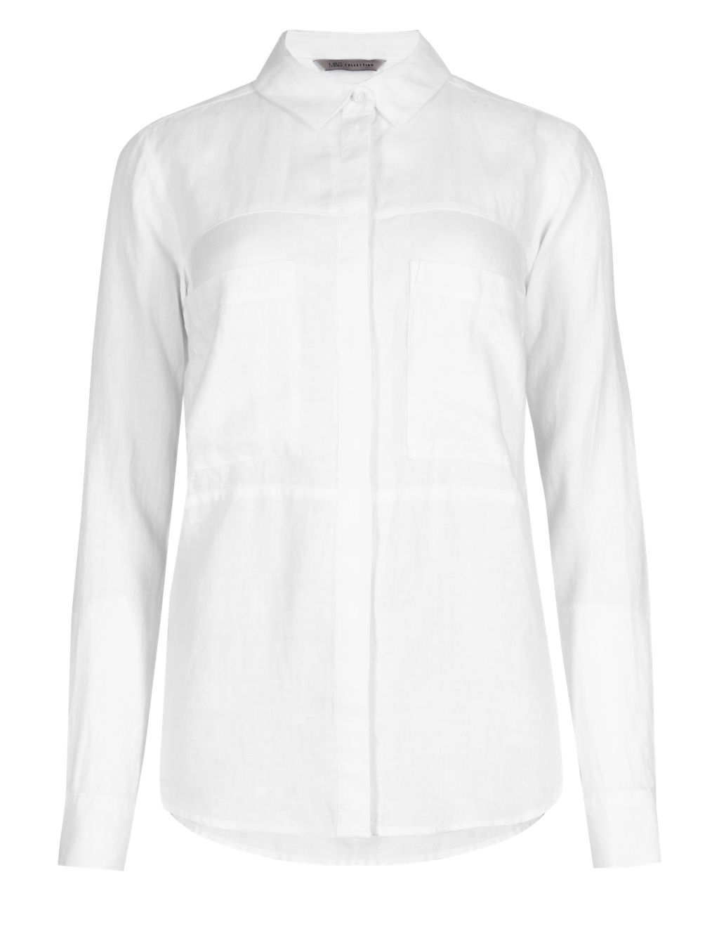 Pure Linen Long Sleeve Shirt 1 of 5