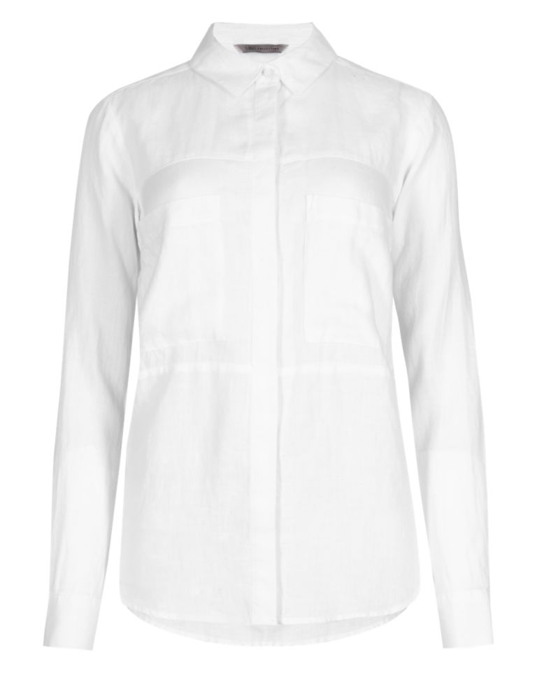 Pure Linen Long Sleeve Shirt 3 of 5