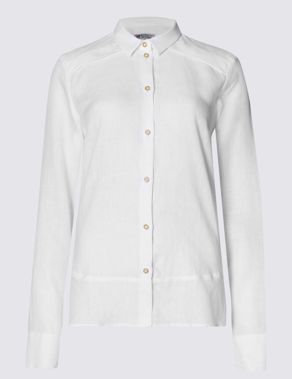 Pure Linen Long Sleeve Shirt 1 of 3