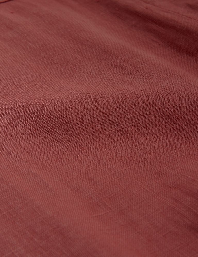 Pure Linen Midi Shirt Dress 6 of 6