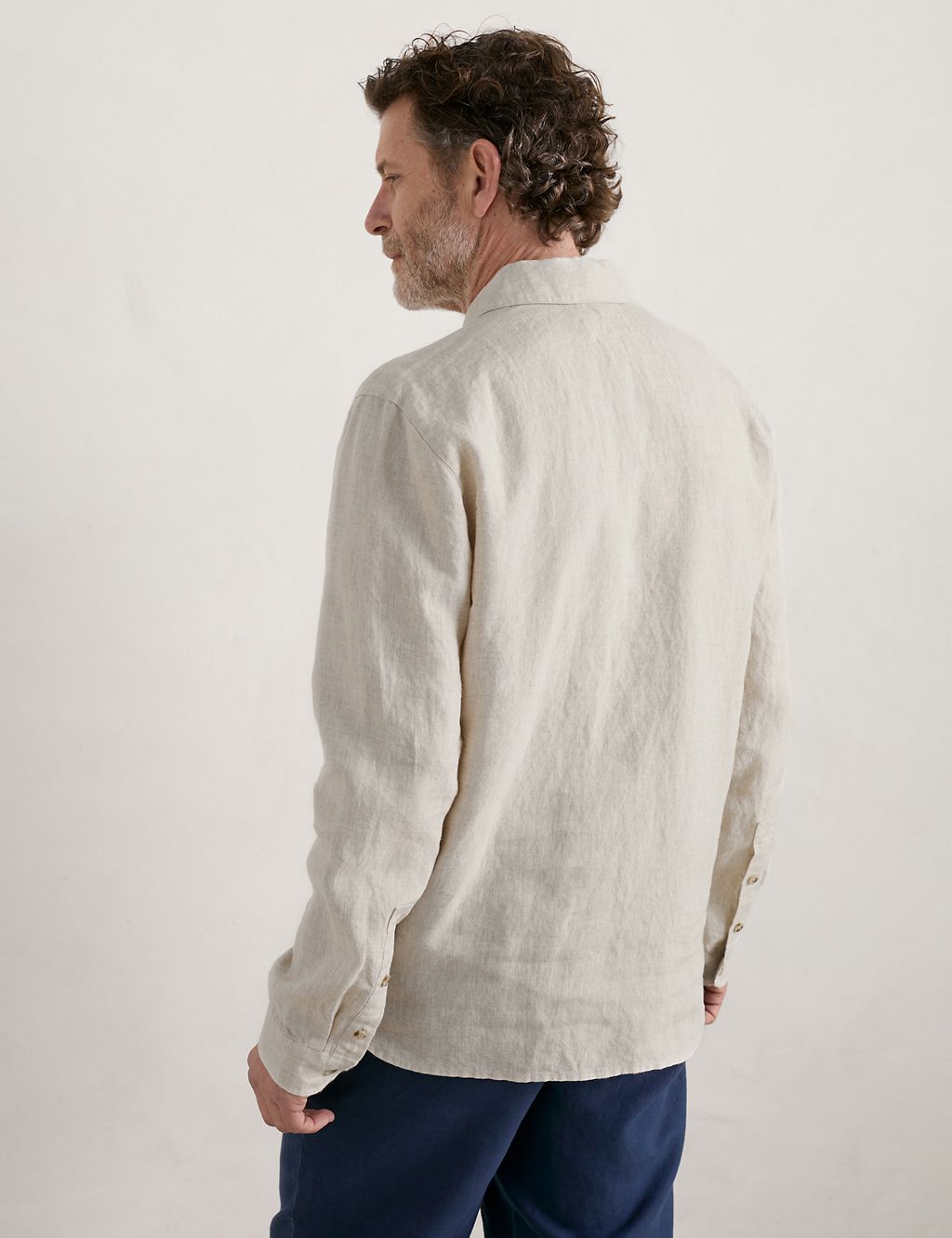 Pure Linen Overshirt | Seasalt Cornwall | M&S