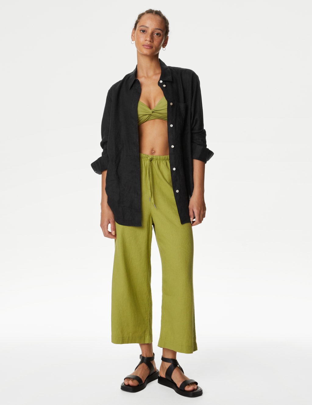 Pure Linen Oversized Shirt 3 of 5