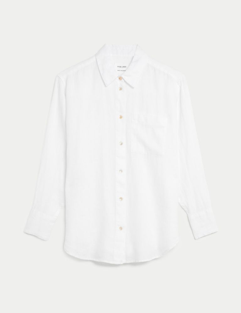 Pure Linen Oversized Shirt | M&S Collection | M&S