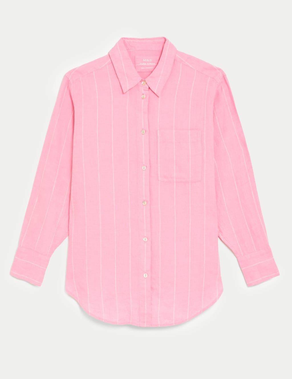 Pure Linen Oversized Shirt 1 of 5