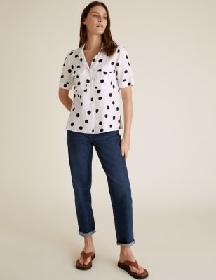 Small polka best sale dot shirt